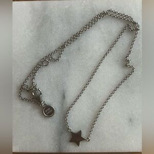 Aristocracy Sterling Silver Star Pendant Necklace (Spain)